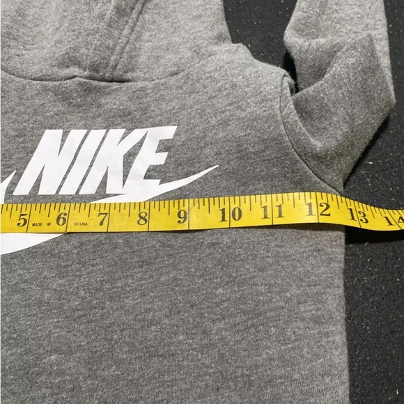 Nike Boys Pullover Hoodie Sweat Shirt Gray  Size 2T Logo Great Condition - Picture 7 of 8